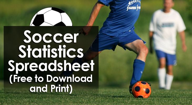 Soccer Stats Excel Spreadsheet Template